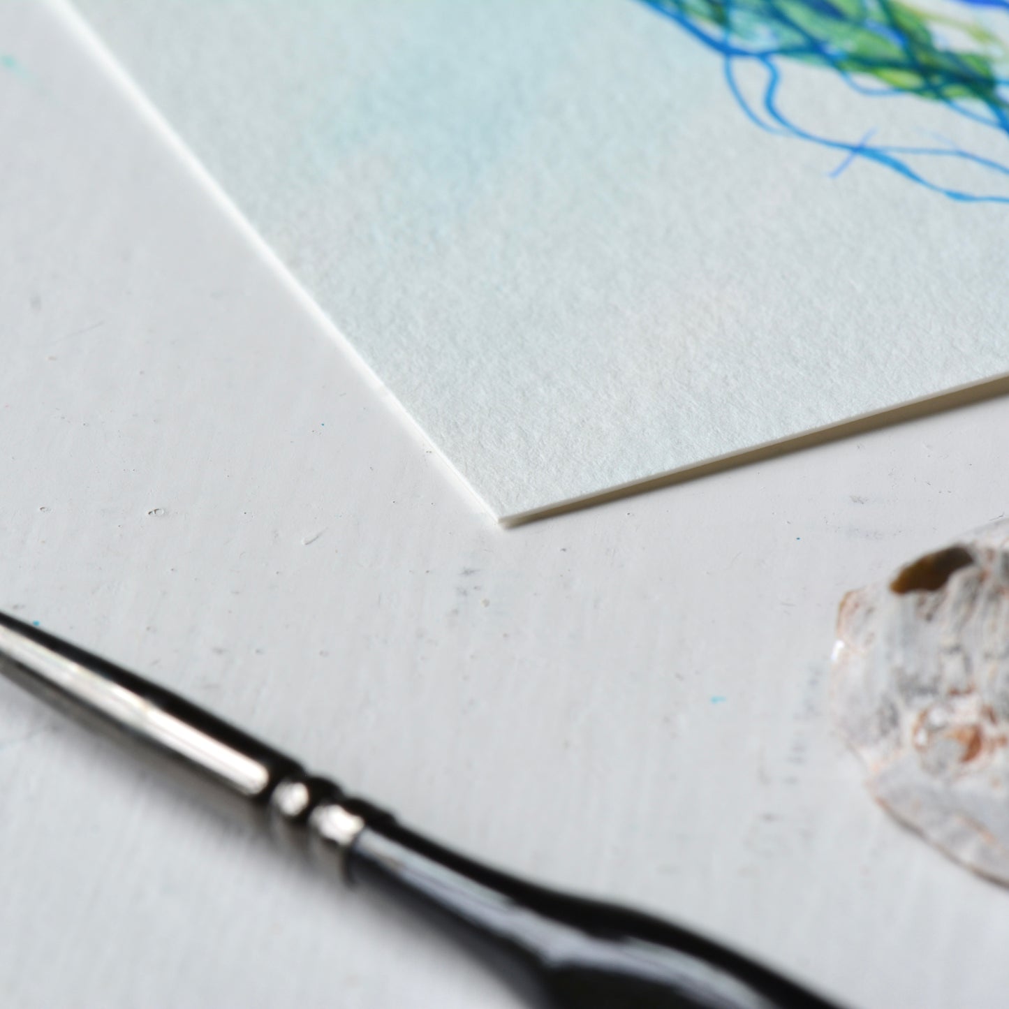 Blue Jelly Swarm, Orignal Watercolor Painting