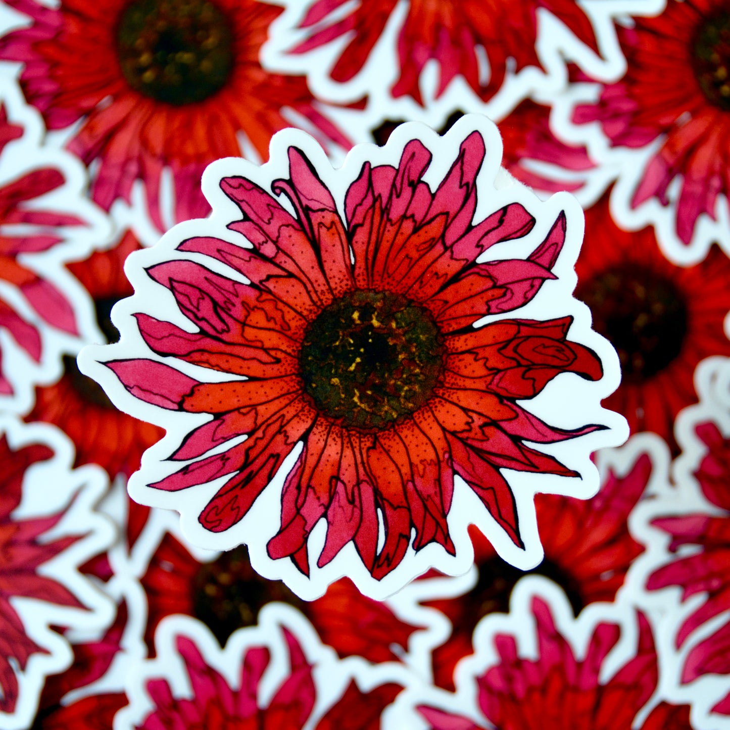 Sunflower Vinyl Decal / Sticker