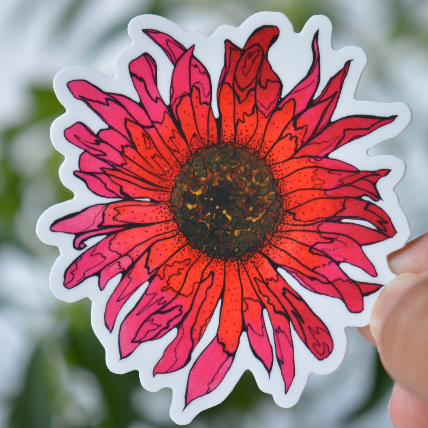 Sunflower Vinyl Decal / Sticker