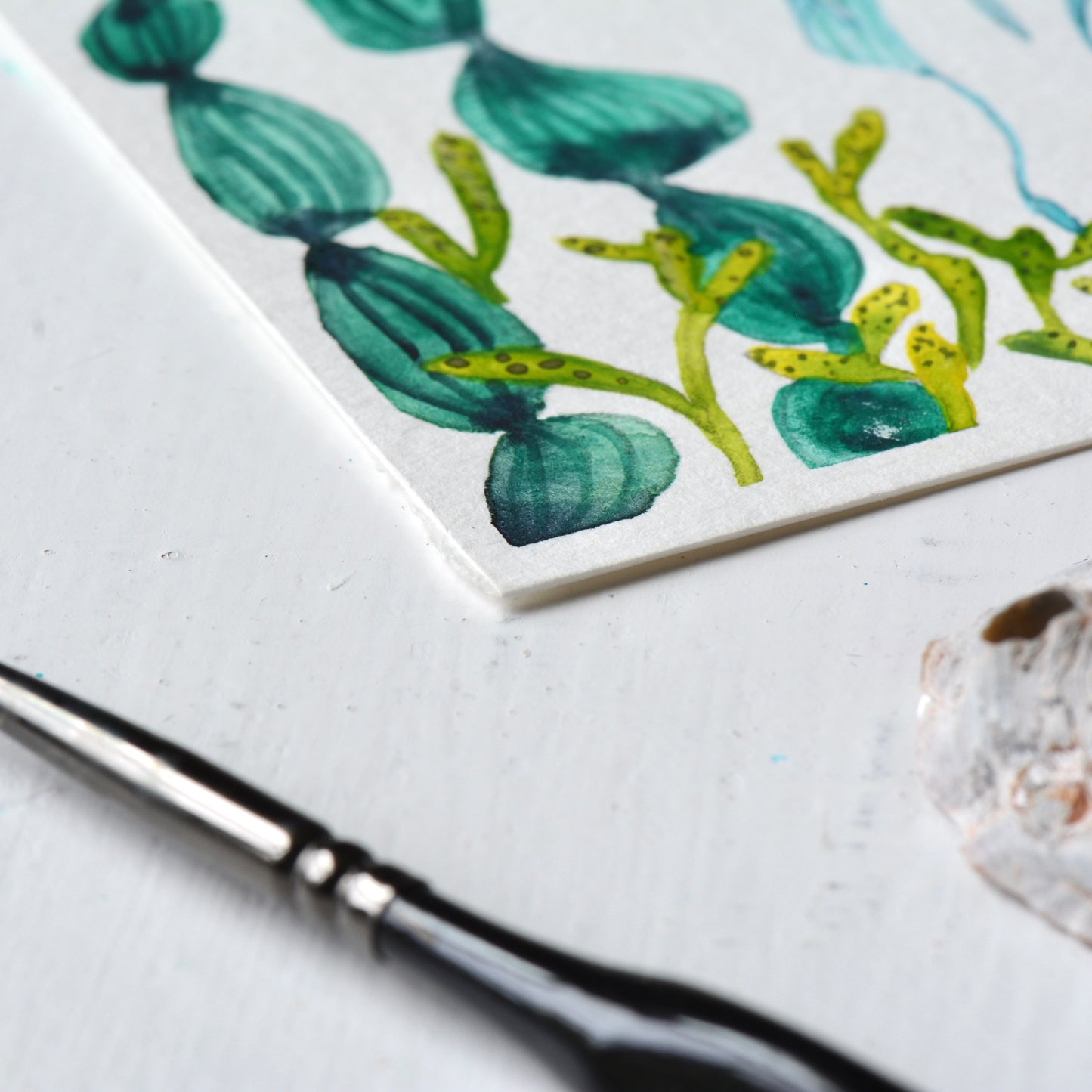 Blue Jelly, Orignal Watercolor Painting