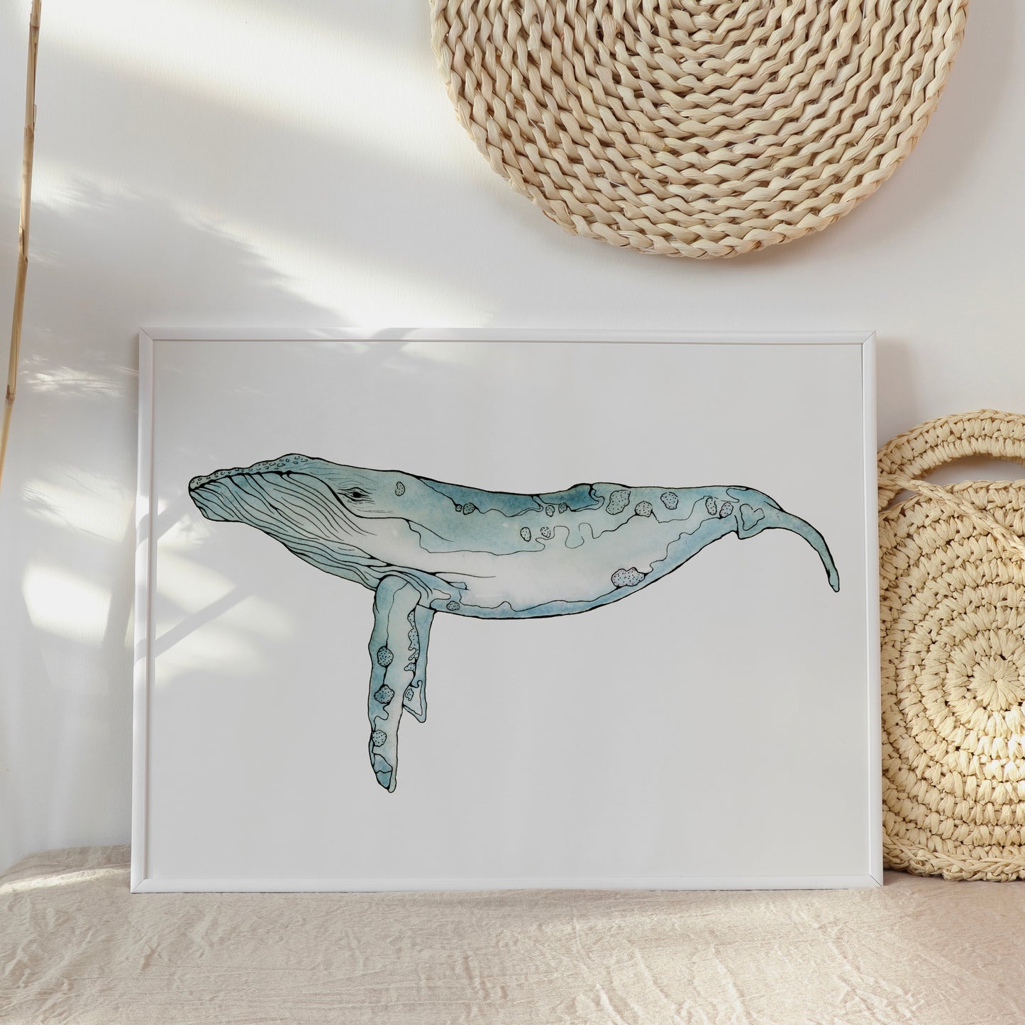Blue Whale, Archival Print