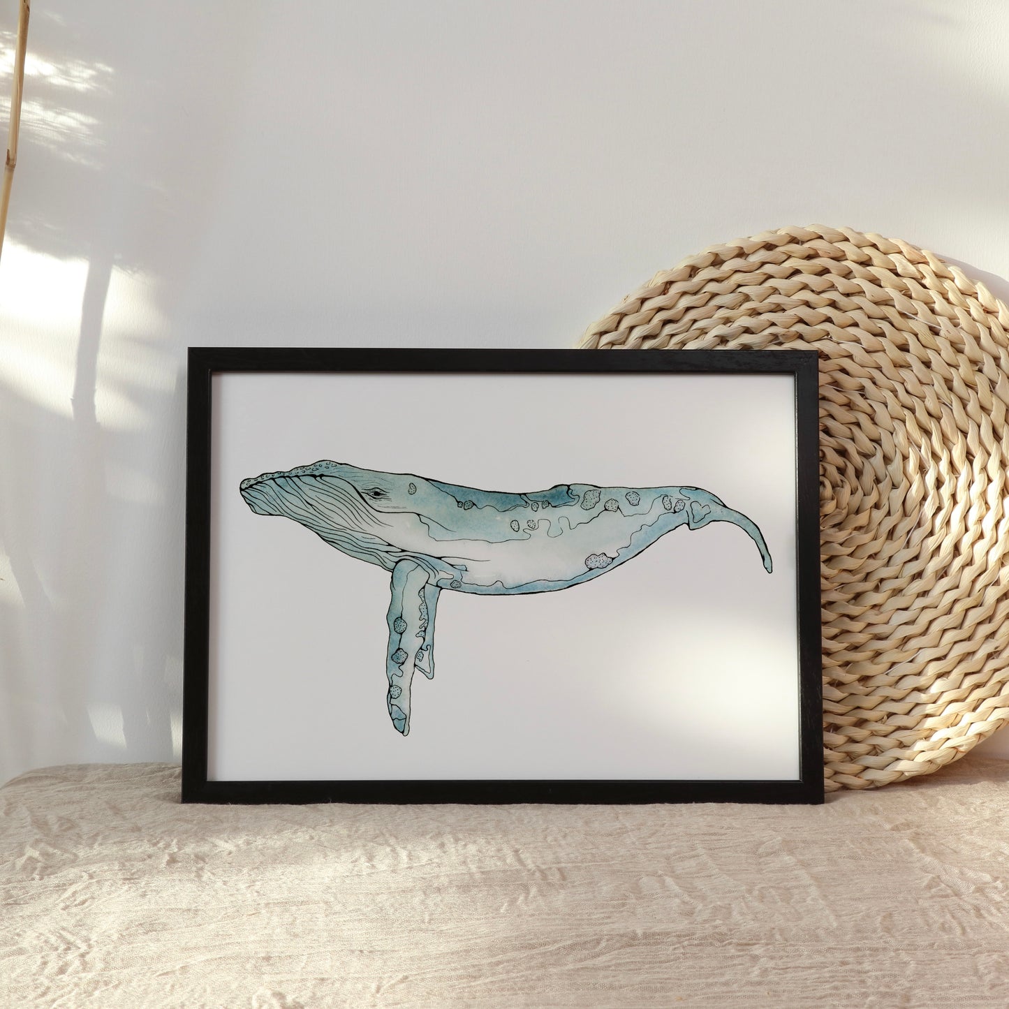 Blue Whale, Archival Print