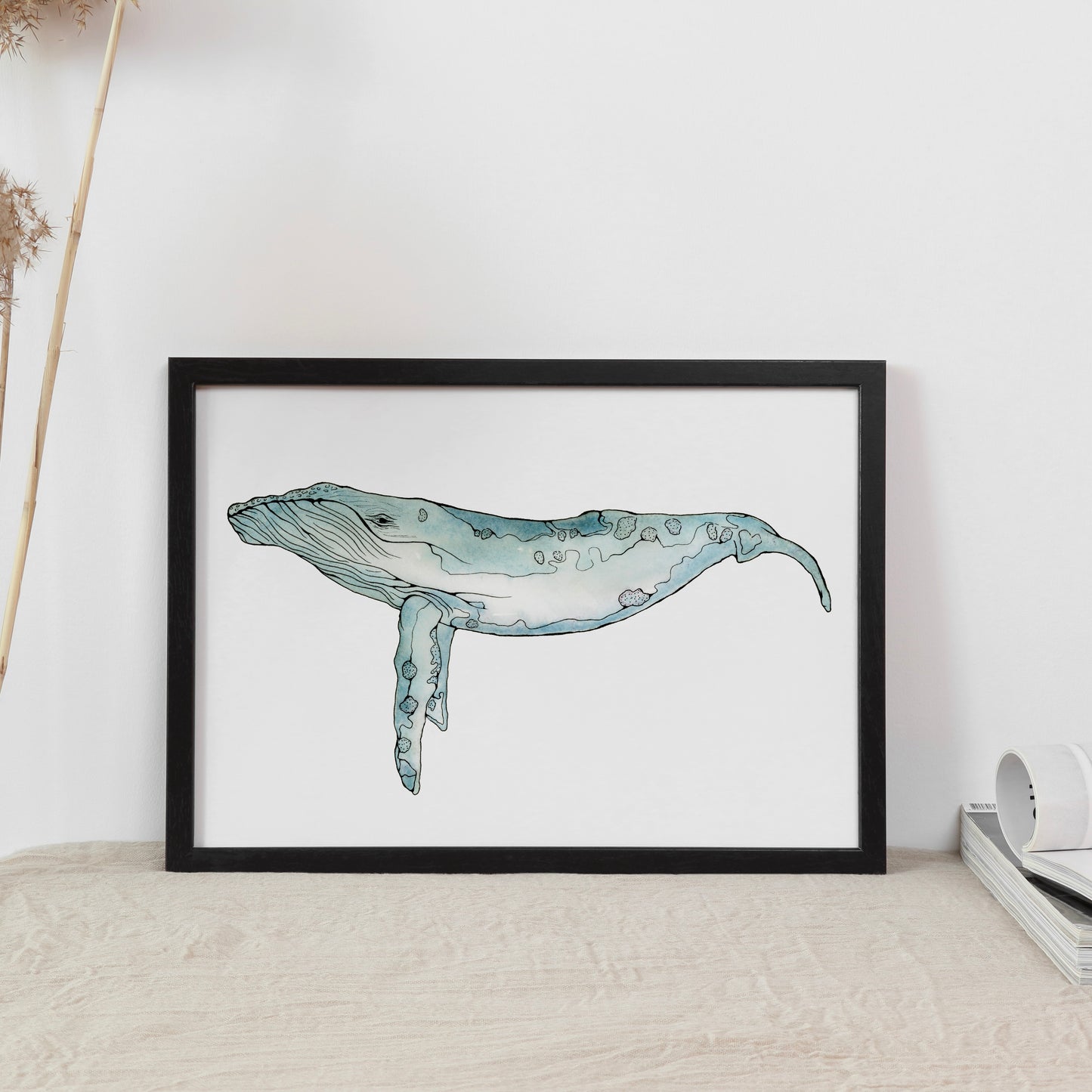 Blue Whale, Archival Print
