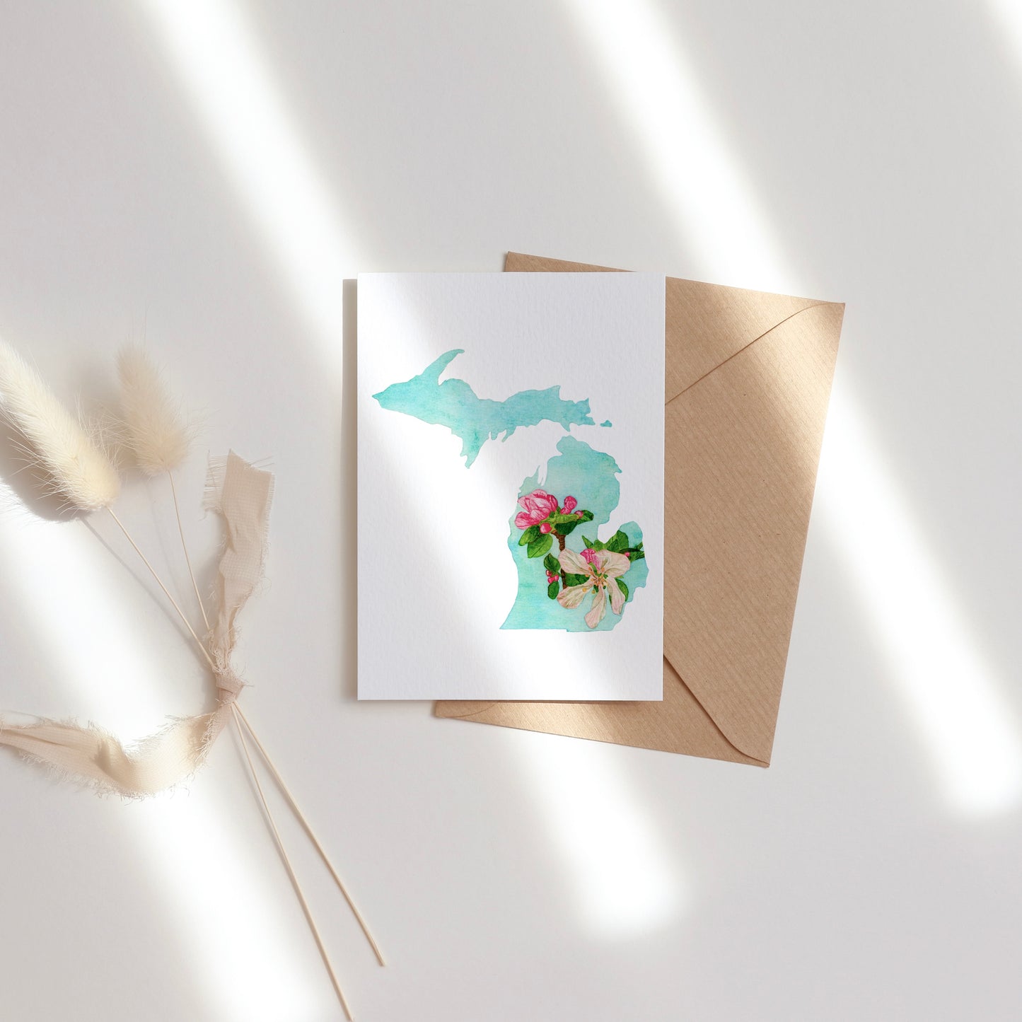Michigan Apple Blossom Note Card Set