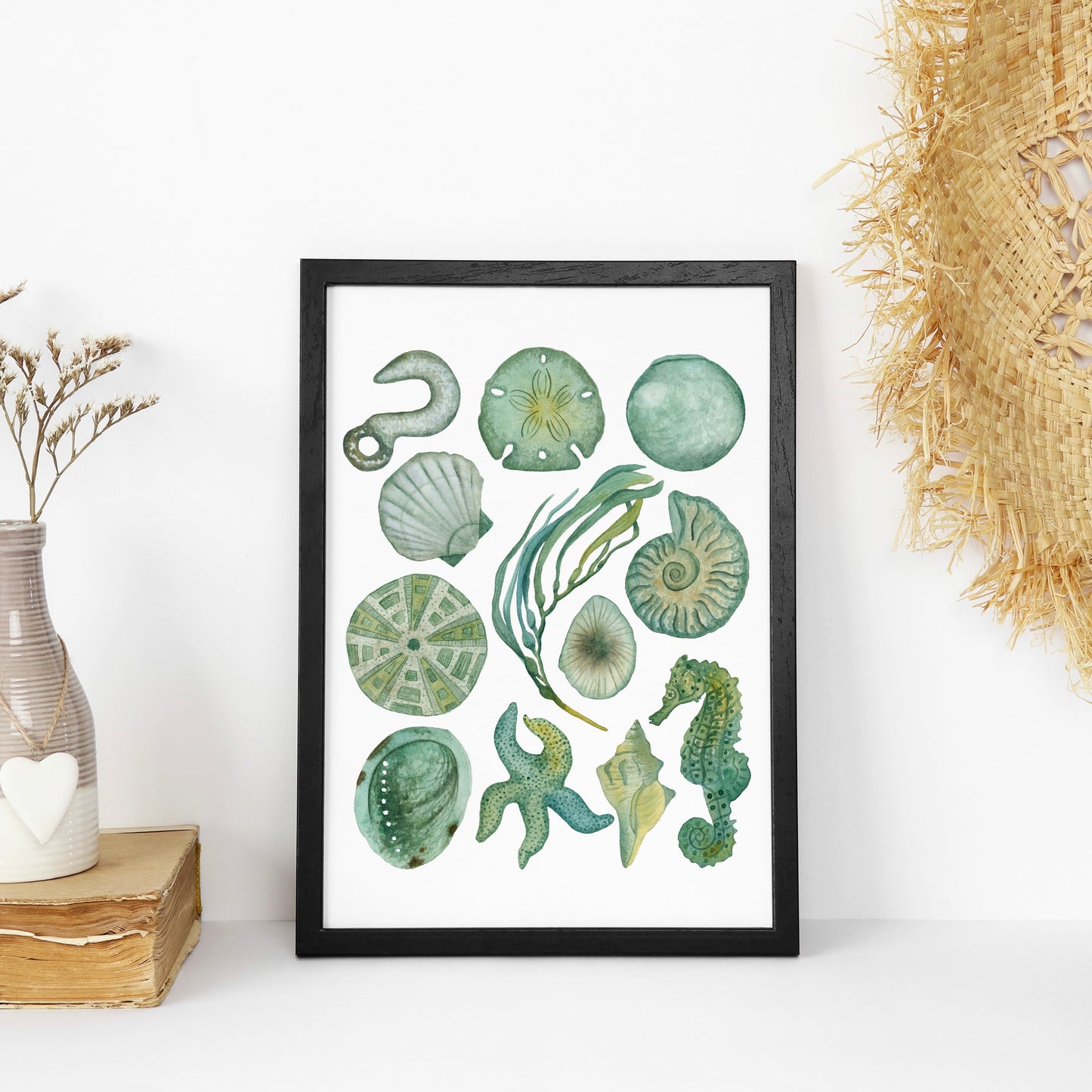 Sea Finds, Archival Print