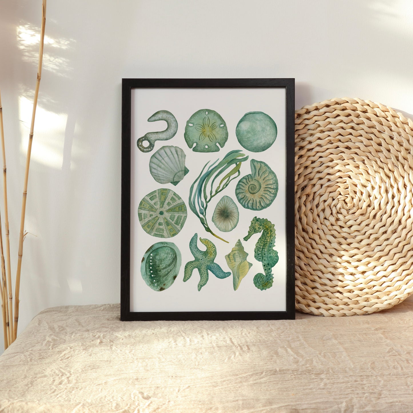 Sea Finds, Archival Print