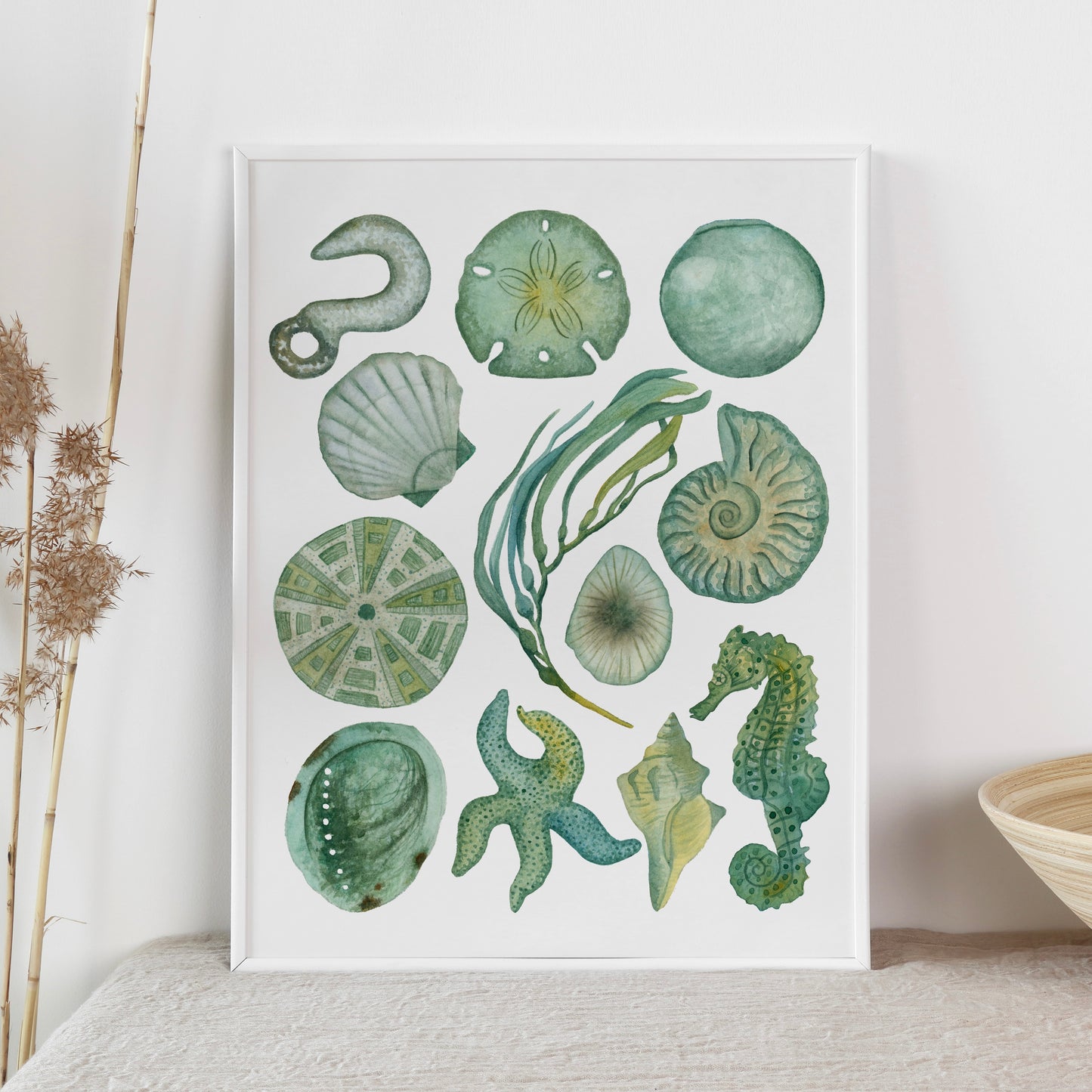 Sea Finds, Archival Print