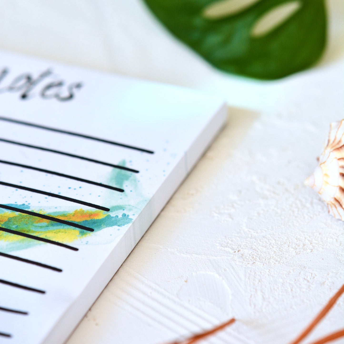 Watercolor Whale Notepad