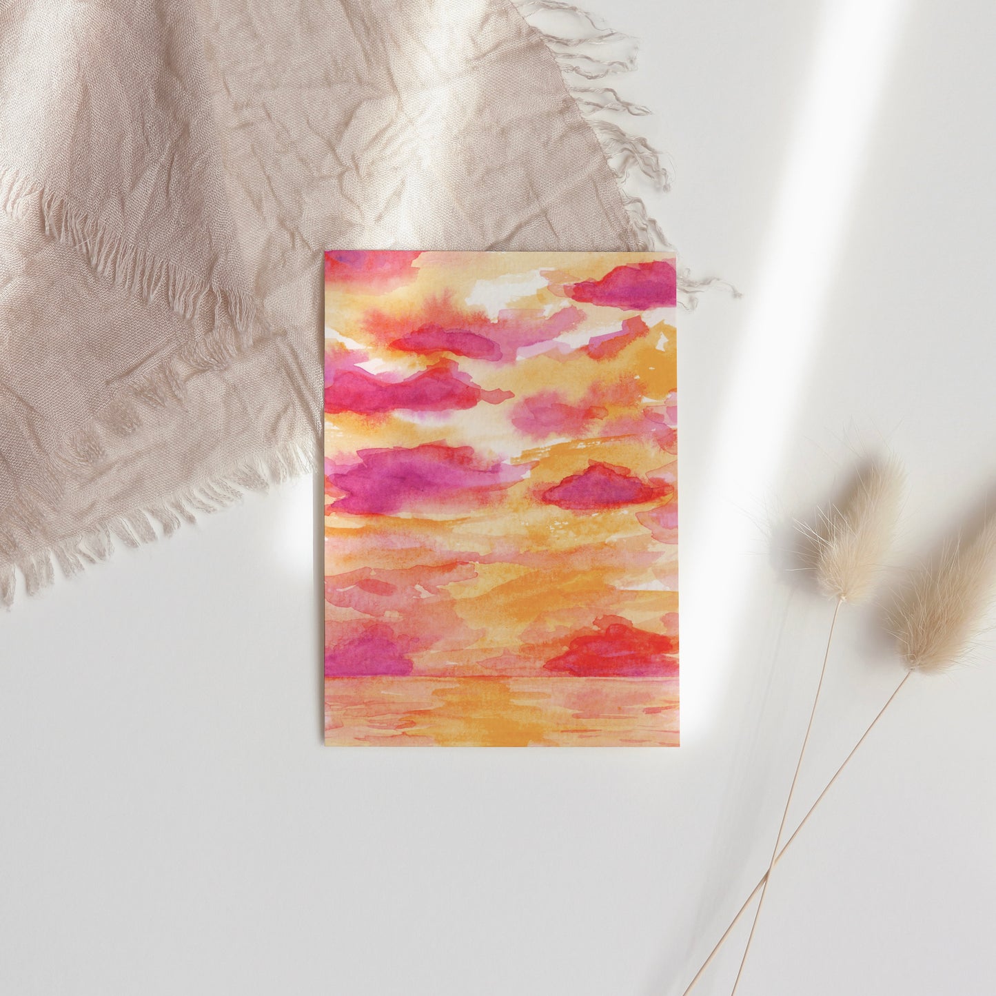 Orange Sunrise Note Card Set