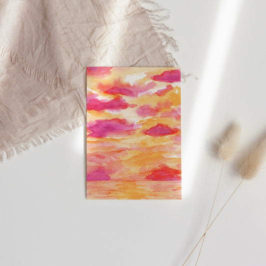 Orange Sunrise Note Card Set