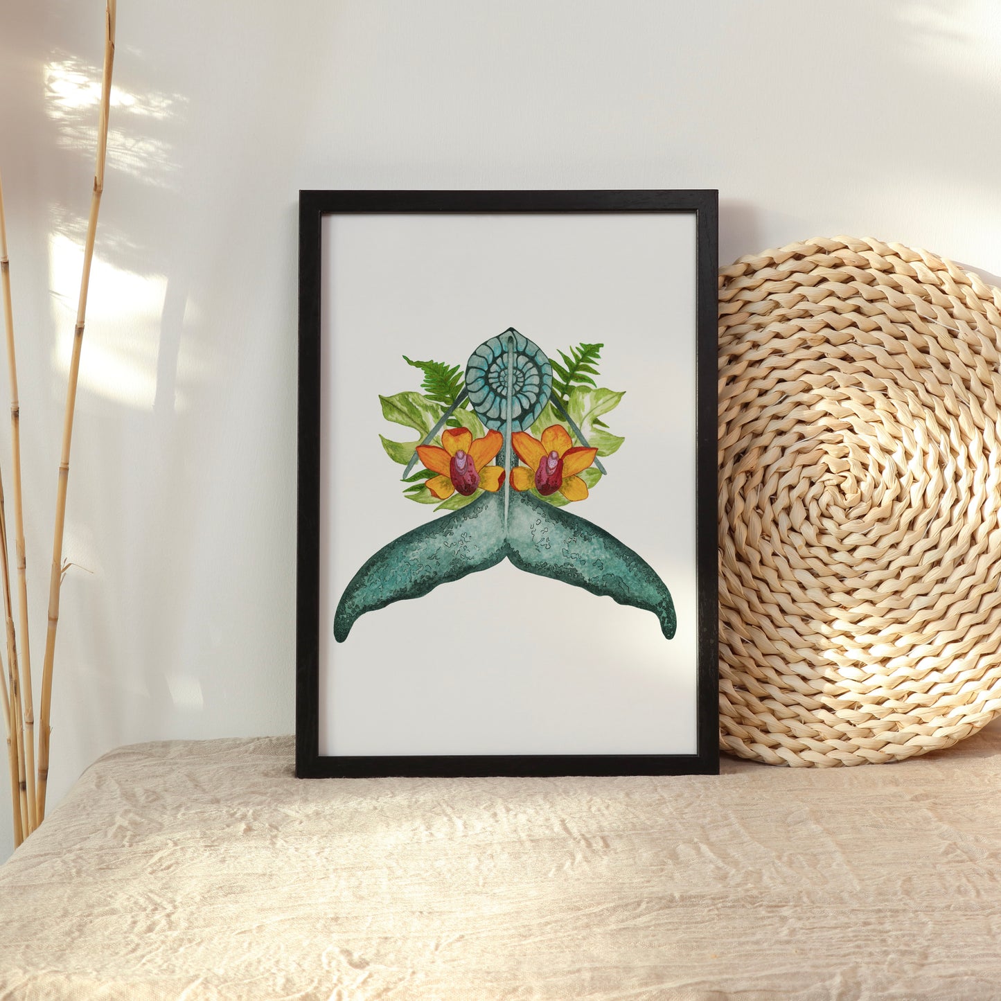 Whale Tail, Archival Print