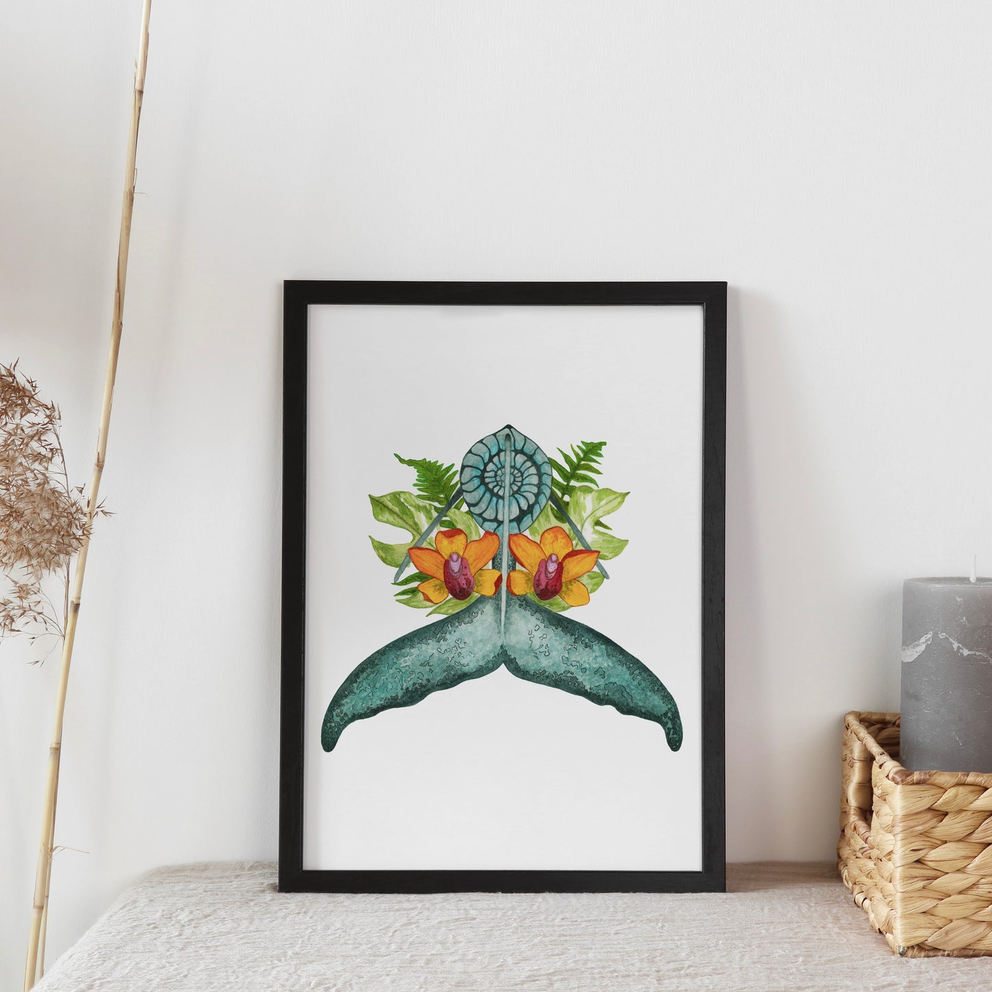 Whale Tail, Archival Print