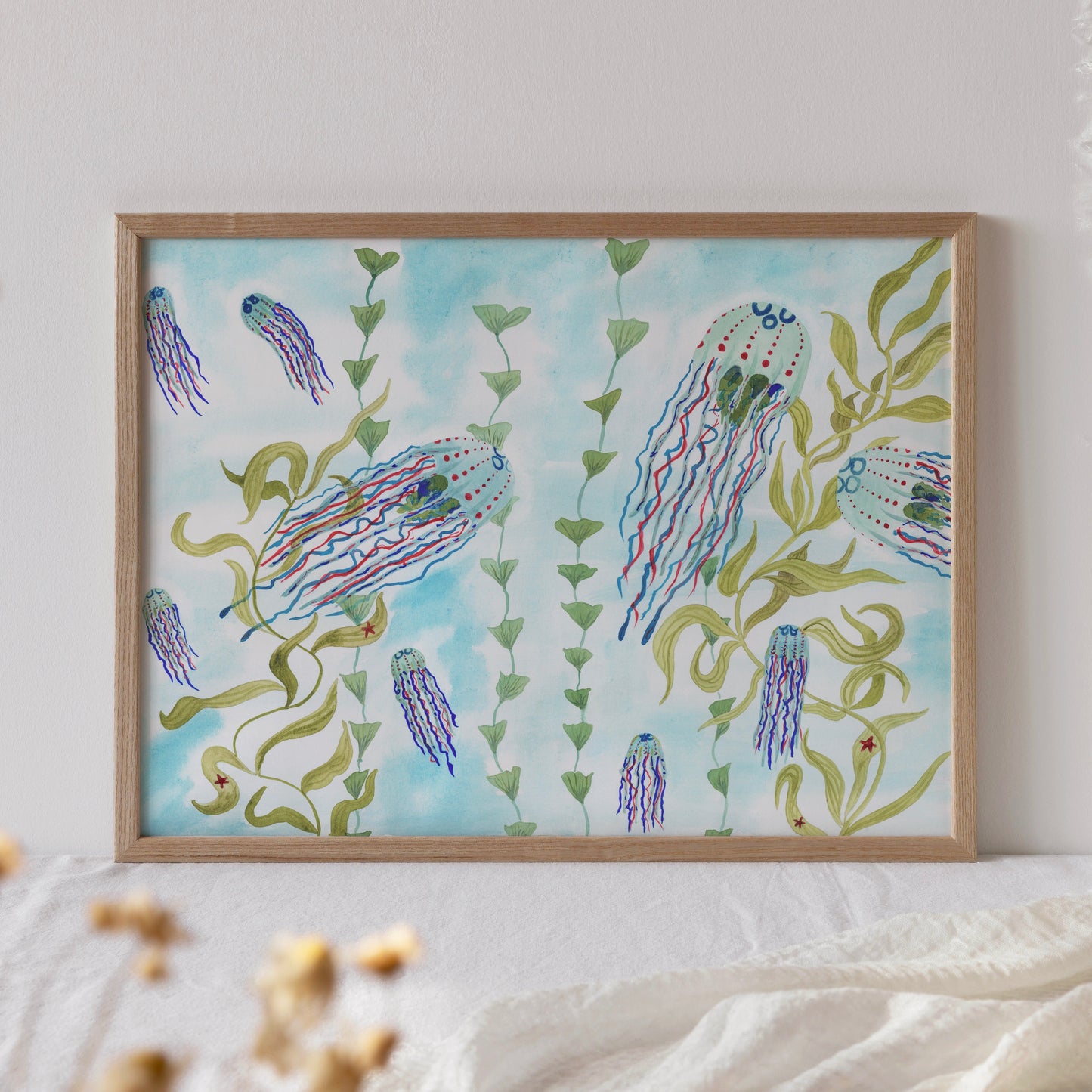 Alien Jelly Fish, Archival Print