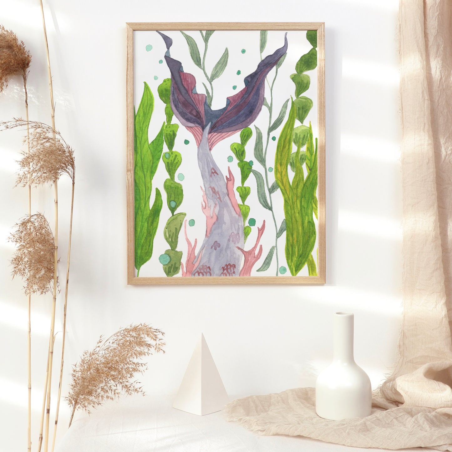 Mermaid Tail, Archival Print