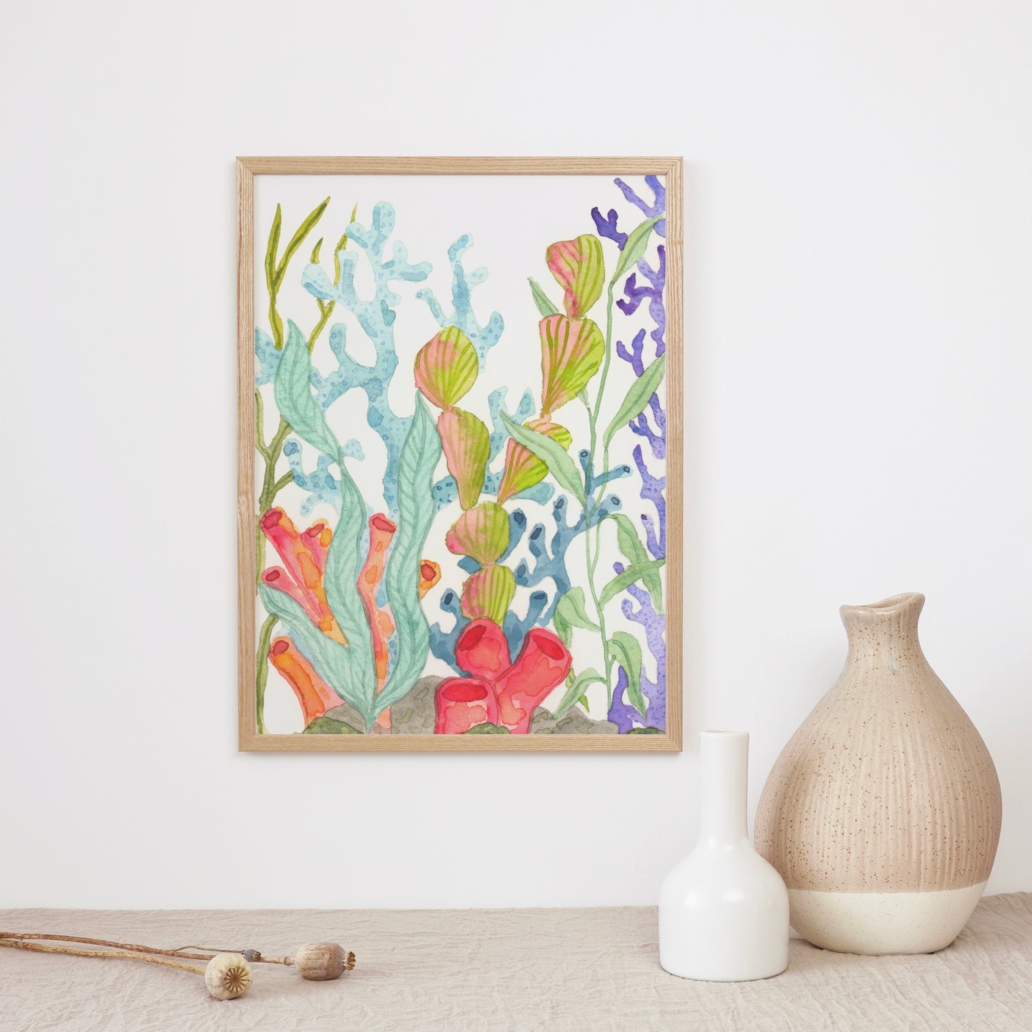 Rainbow Sea Weed, Archival Print
