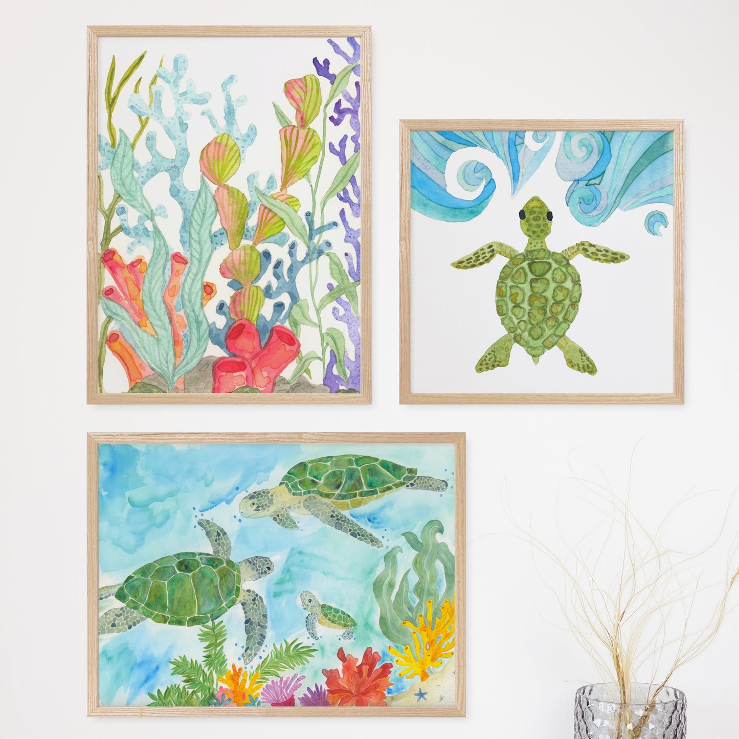 Rainbow Sea Weed, Archival Print
