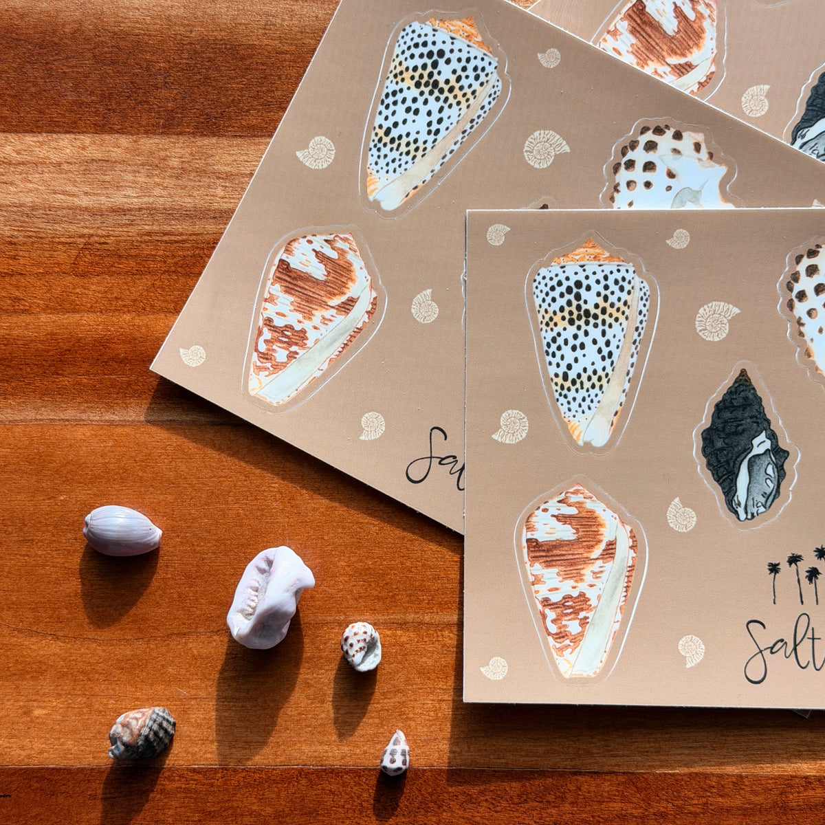 Salt Hippy Hawaiian Shell Sticker Sheets