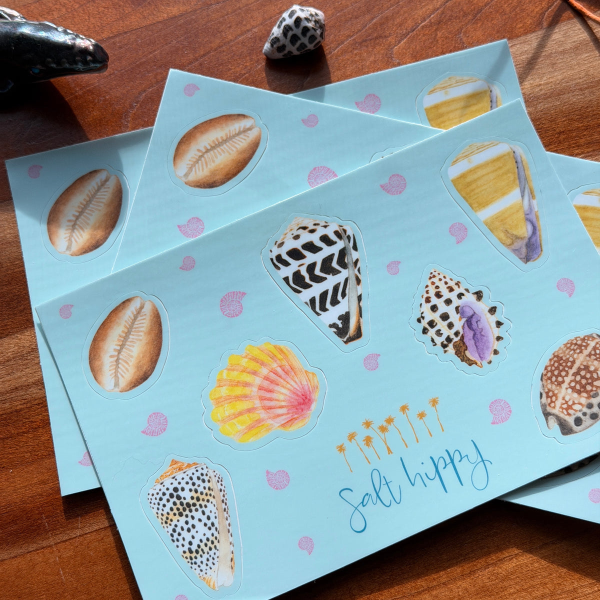 Salt Hippy Hawaiian Shell Sticker Sheets
