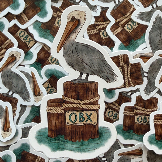 OBX Pelican Vinyl Decal / Sticker