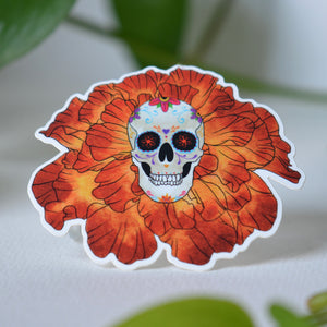 Sugar Skull Vinyl Decal / Sticker