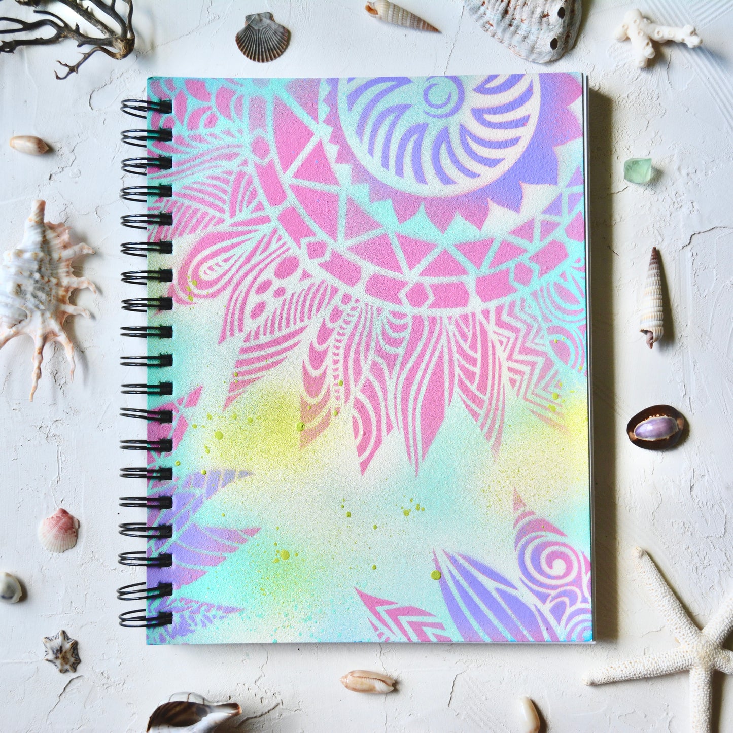 Mixed Media Notebook - Med Mandala No.2