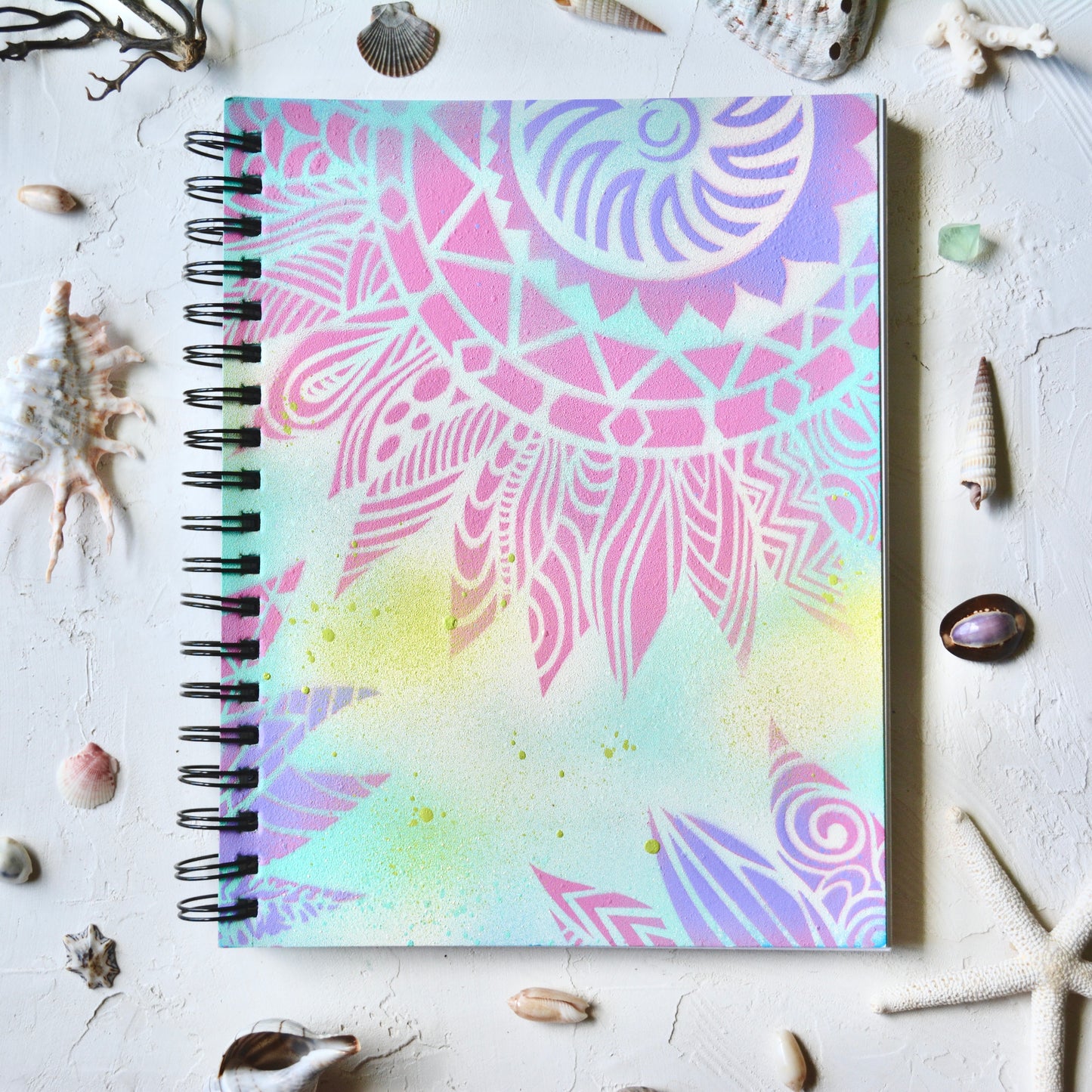 Mixed Media Notebook - Med Mandala No.2