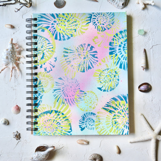 Mixed Media Notebook - Med. Nautilus