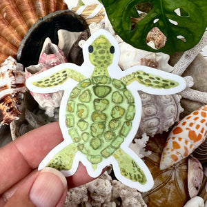 Sea Turtle Vinyl Decal / Sticker