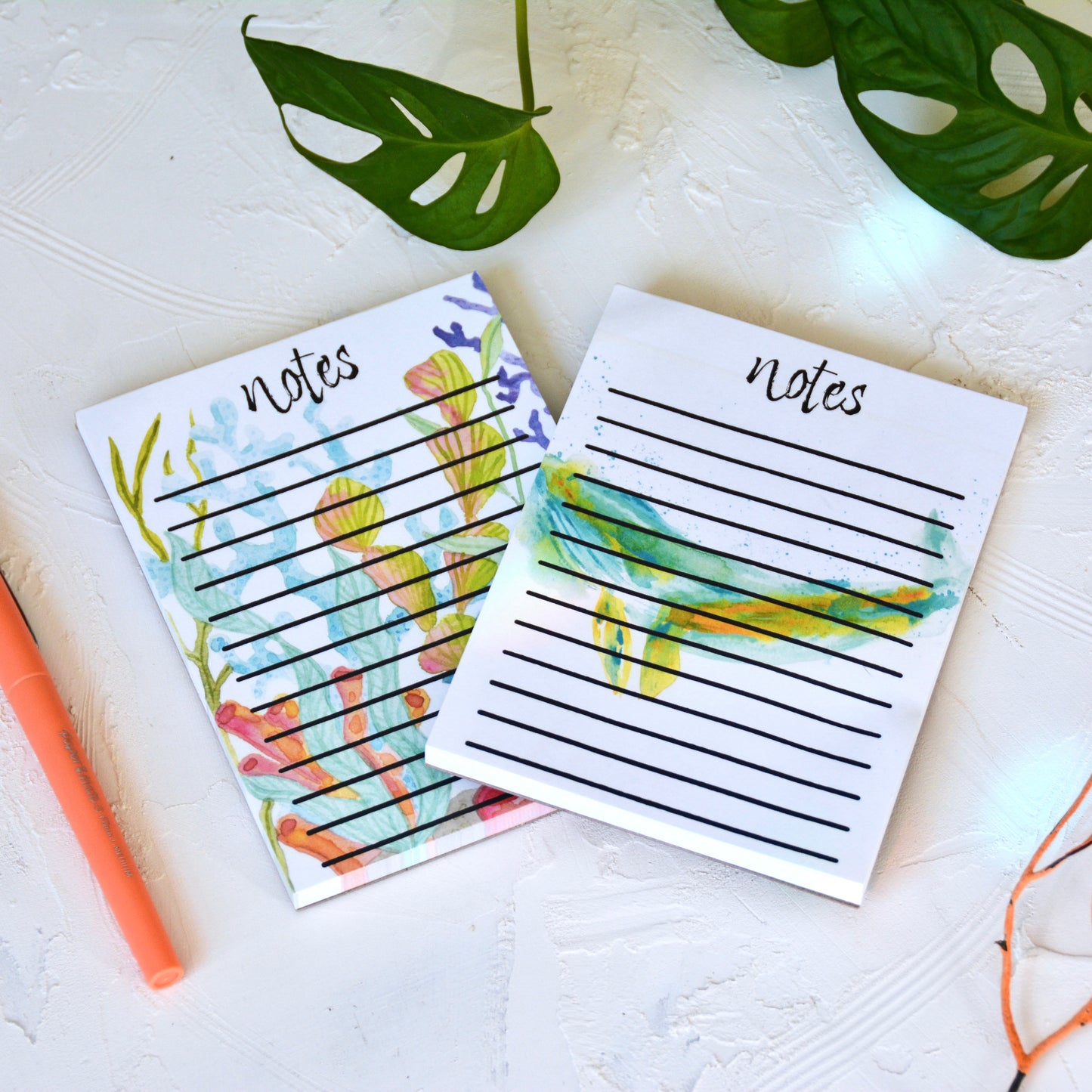 Watercolor Reef Notepad