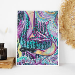 Mermaid Dance, Archival Print