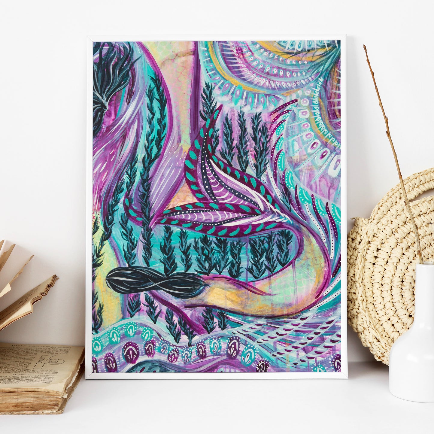 Mermaid Dance, Archival Print