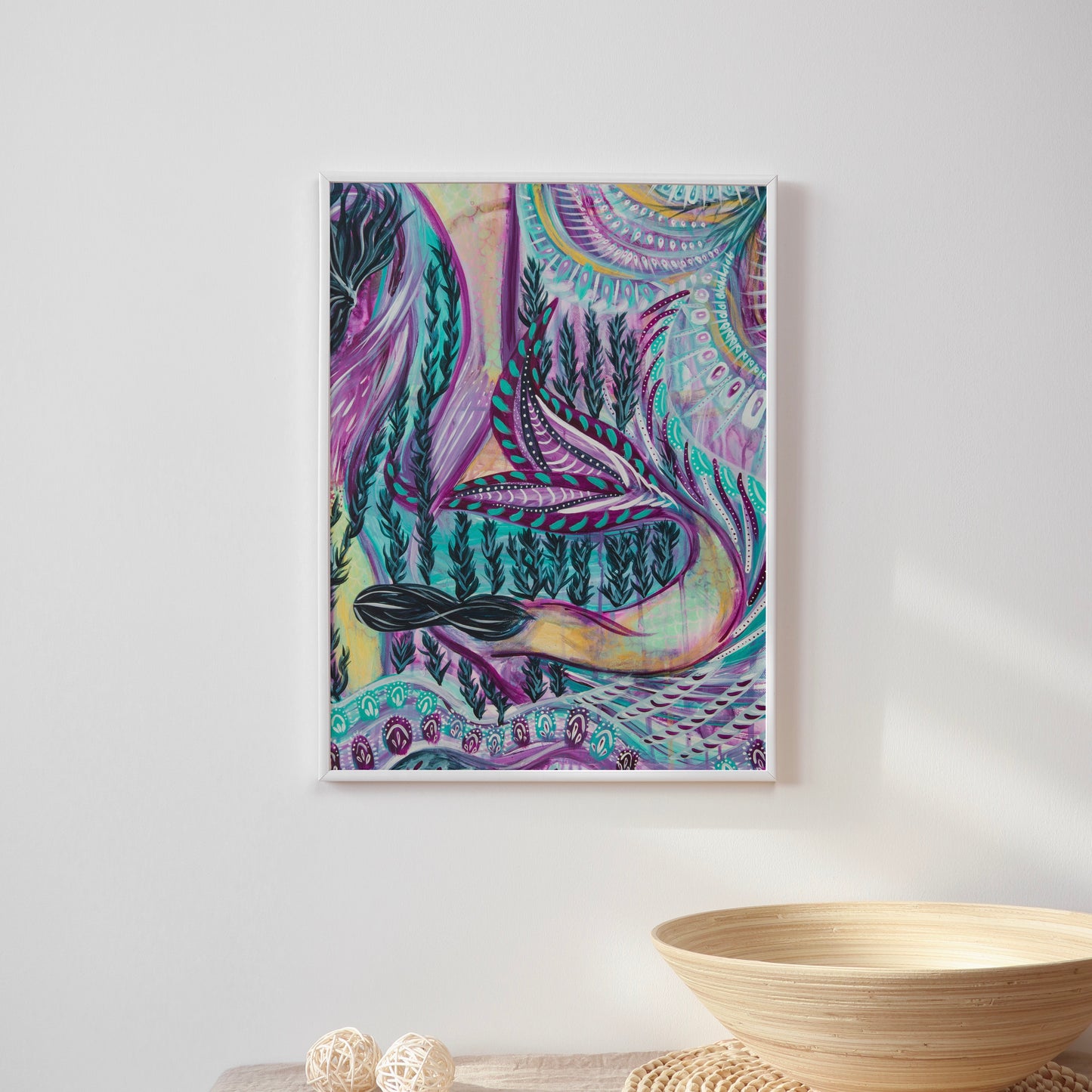 Mermaid Dance, Archival Print