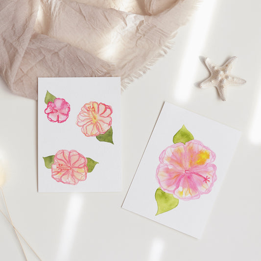 Hibiscus Note Card Set