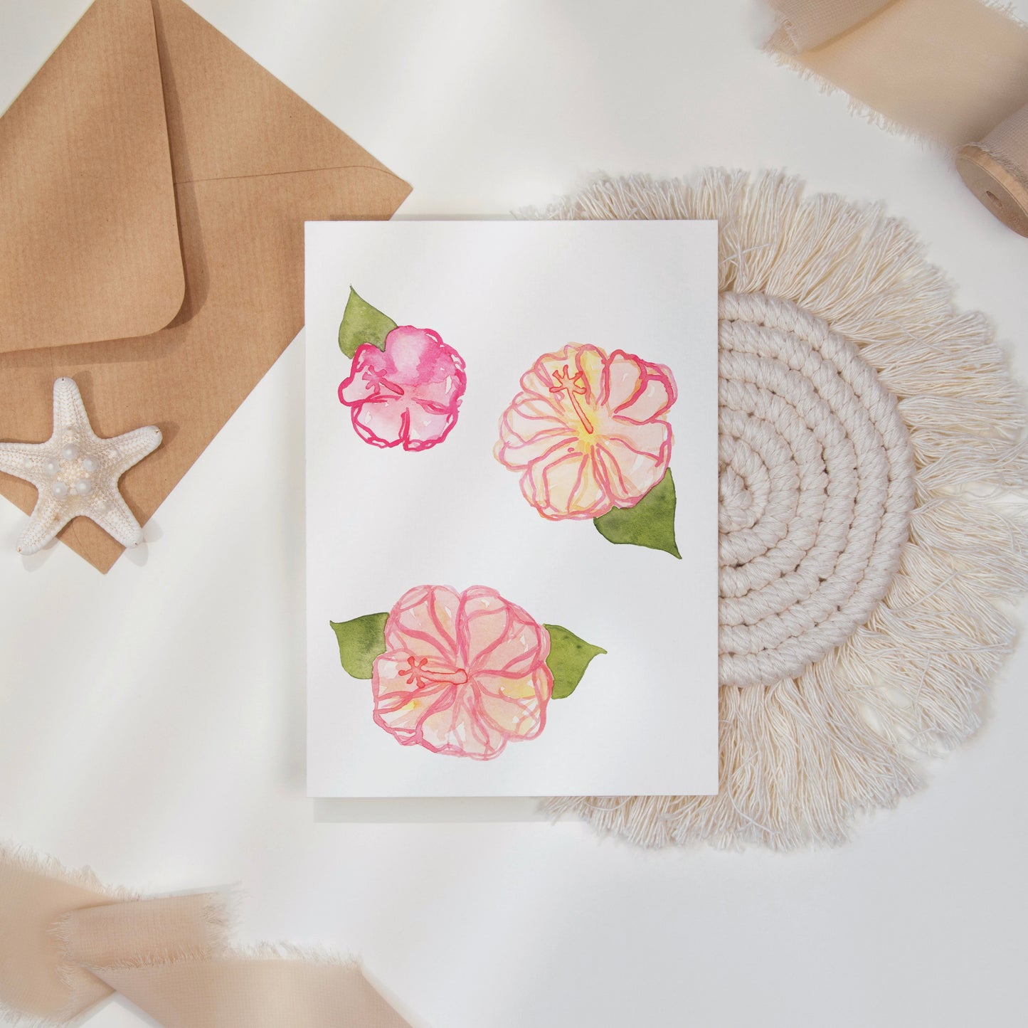 Hibiscus Note Card Set