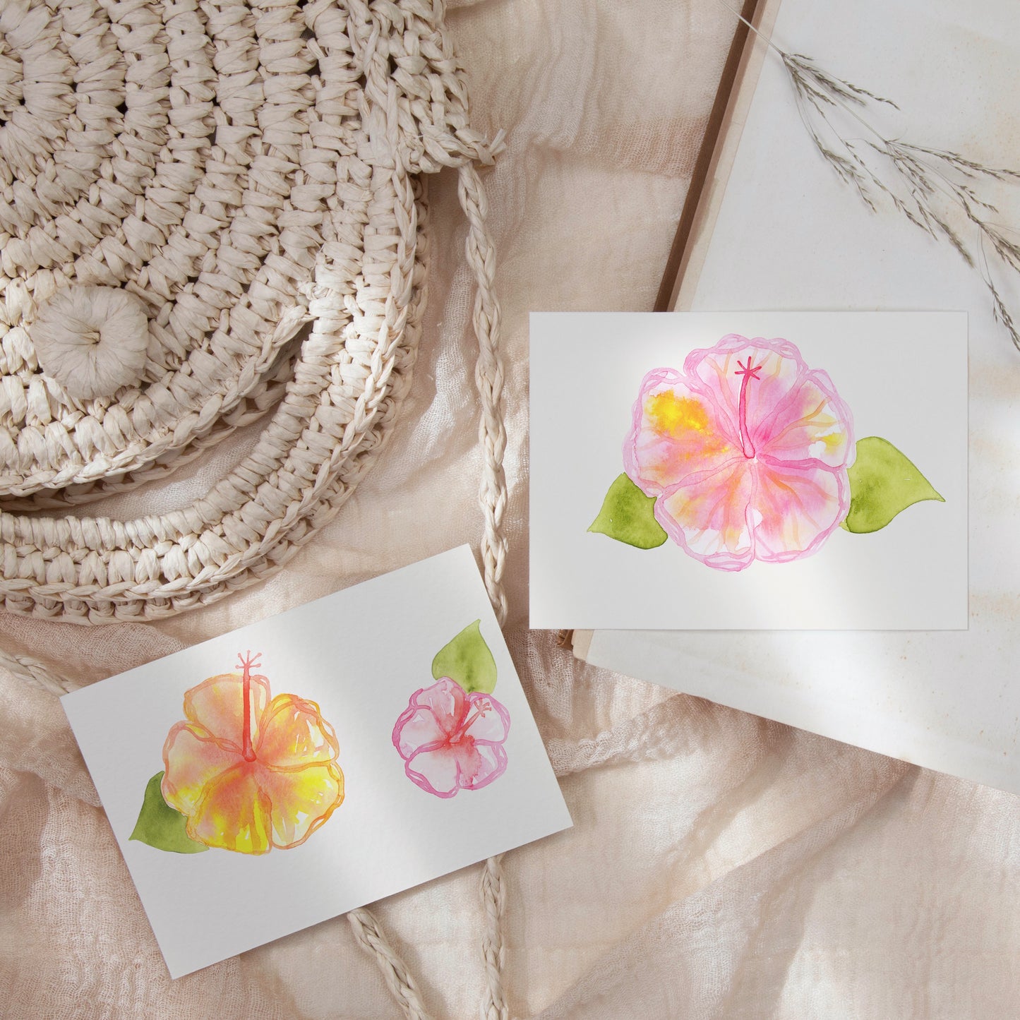 Hibiscus Note Card Set