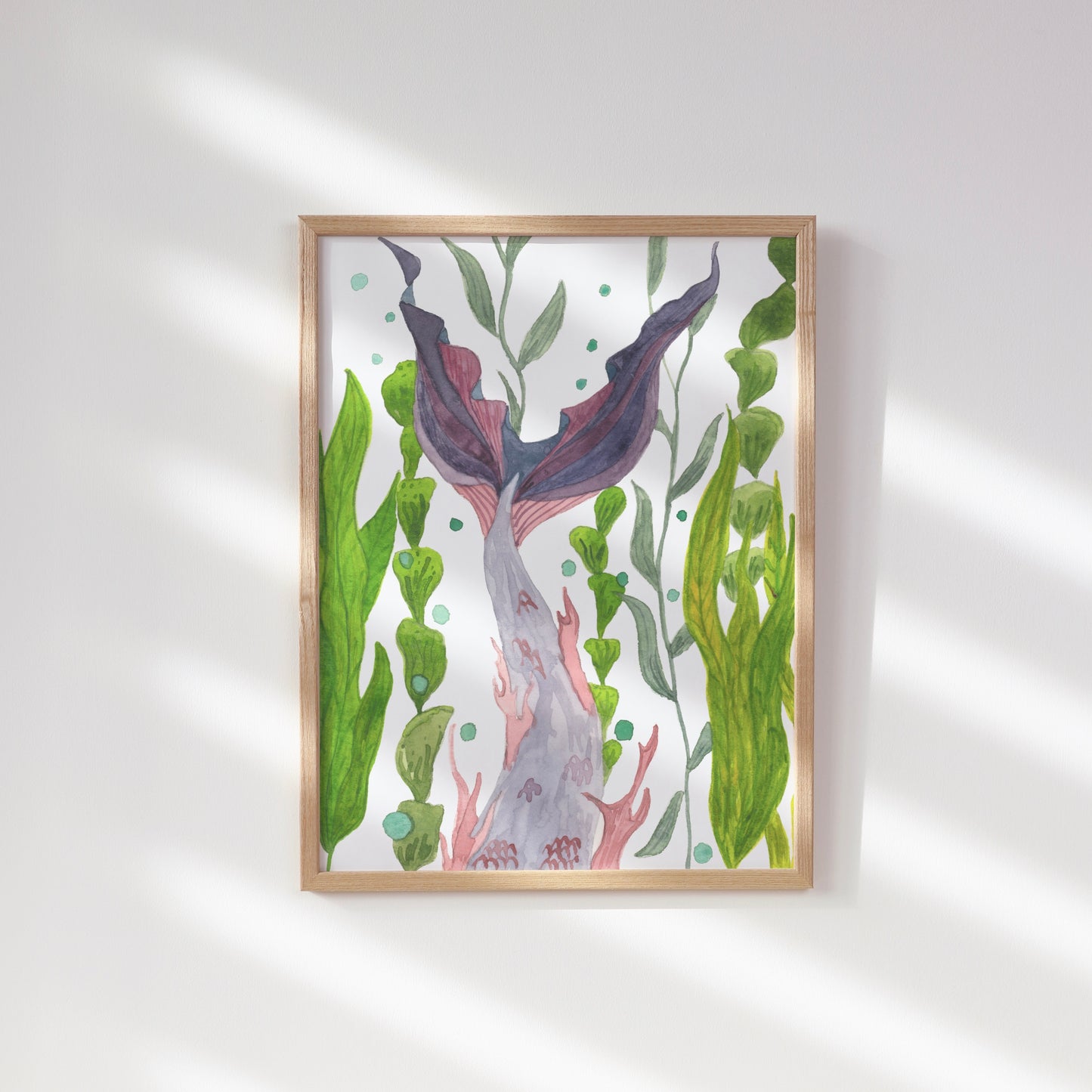 Mermaid Tail, Archival Print