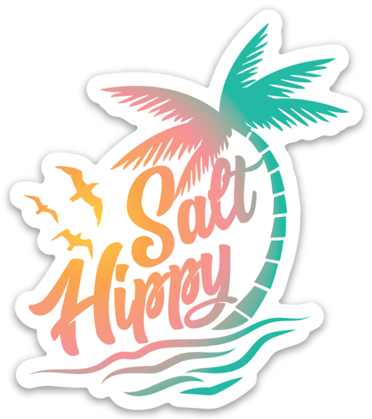 Salt Hippy Vinyl Decal / Sticker - Palm Trees