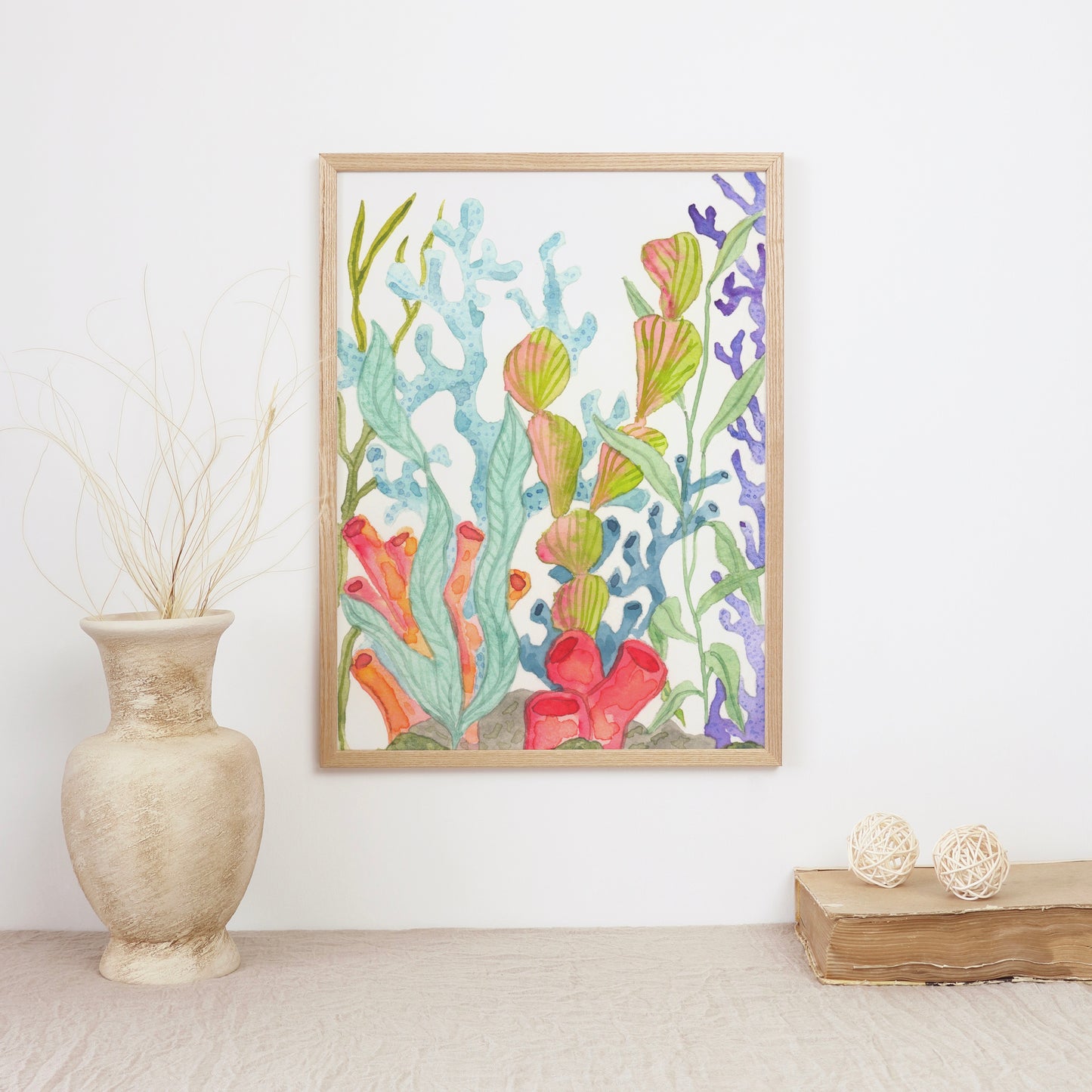 Rainbow Sea Weed, Archival Print