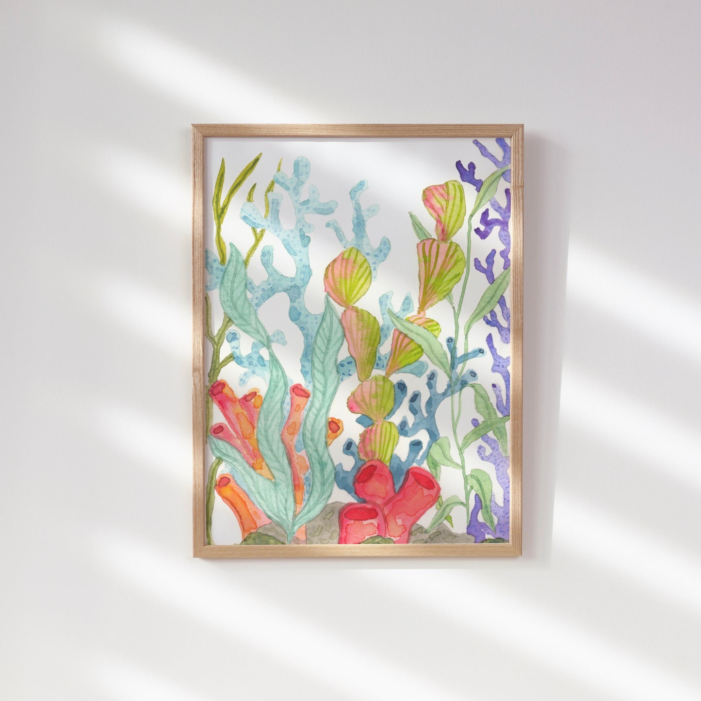 Rainbow Sea Weed, Archival Print